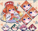 ミニキャラ（SD、チビキャラ）描きます 書き込み多め◎アメリカンポップ風な絵柄も対応します！ イメージ4