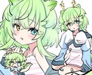 アイコンや1枚イラスト描きます でSNS等に使うアイコンや壁紙向けの1枚絵を描かせて頂きます イメージ2