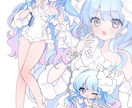 夢絵を描きます 詰め込み、一枚絵、立ち絵風、有数ききます イメージ1