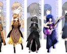立ち絵作成をおこないます TRPGや創作活動等で使える立ち絵を作成させていただきます イメージ3