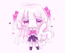 SDイラスト♡キラキラ可愛いミニキャラ描きます とにかく"カワイイ"が好きな方へ！SNSアイコン、グッズ等◎ イメージ4