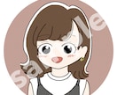 ゆるふわな女の子イラスト(似顔絵)を作成ます ゆるふわなタッチで女性の似顔絵を作成します イメージ1
