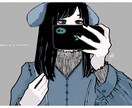シンプルでかっこいい一枚絵描きます サムネやMVの一枚絵などに！！！ イメージ4
