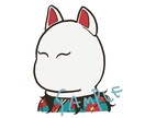 着ぐるみ×ダサセーターのポップなイラスト描きます アイコンに個性を出したい方、オリジナルグッズなどにも イメージ8