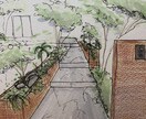 かっこよく使いやすくを両立した外構デザインします 量産型の緑の少ない外構辞めたい方へ イメージ3