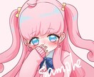 可愛い女の子のアイコンイラスト描きます 何度でも修正OK！SNS・LINE等様々な用途で使用可能！ イメージ6
