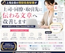 上司・同僚・取引先に伝わる文章へ改善します 現役役員秘書が伝わる表現へ改善します イメージ1