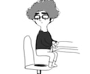 顔を見ないで似顔絵描きます 想像だけで似顔絵を描きます！！ イメージ1