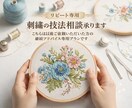リピート専用:刺繍の技法相談承ります こちらは以前ご依頼いただいた方の継続アドバイス専用プランです イメージ1