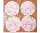 誕生日花の女の子のミニイラスト描きます 透明水彩のアナログイラストを制作しております! イメージ1