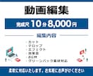 ご希望のテイストに合わせて動画編集いたします 柔軟に対応いたしますので、お気軽にご連絡ください。 イメージ1