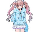 可愛いツインテールの女の子売ります お色味変更や差分作成もメッセージくだされば対応いたします イメージ1