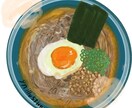 飯テロ級フードイラストを描きます 思わず美味しそう!とこぼしちゃうごはんのイラスト。 イメージ3