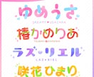 VTuberさんお名前ロゴ作ります シンプルデザインだから低価格・短納期！商用利用可  イメージ1