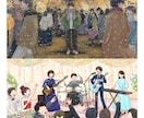 おしゃれで雰囲気のある背景イラスト描きます ヘッダー画像や挿絵、配信背景、書籍の表紙デザインに！ イメージ6