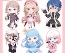 ふんわり可愛いSD・ミニキャライラスト描きます 商用利用料込！SNS・配信・動画・グッズなどにオススメ◎ イメージ2