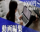 動画編集/ご予算に合わせて柔軟対応いたします /「可愛く」「おしゃれ」にご要望承ります。 イメージ1