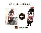 イラストレーターでトレースしてデータ化します あなたのイラストが生まれ変わる手助けをいたします。 イメージ5