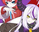 アイコン、ヘッダー等のイラストお描きします 主にくっきりとした絵柄でキャラクターを描かせて頂きます！ イメージ7