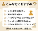 WPの保守・更新＋バックアップまで安心対応します 【スタンダード】毎月WPの保守・更新まとめてサポートします！ イメージ6
