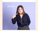 人物写真を綺麗に・可愛く修正レタッチいたします 【プロ品質】最高に輝く「自分」へ。自然で美しい写真レタッチ イメージ6