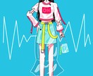 ポップでお洒落なイラストを制作致します 素敵なイラストお届けいたします。 イメージ3