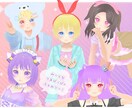 可愛い系が得意です♡VRoid3Dモデル作ります VTuber活動、VRChat、cluster等様々な用途◎ イメージ6