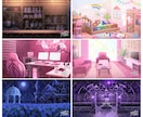 背景イラスト制作いたします VTuber/ゲーム/IRIAMなどの背景にぴったり！ イメージ4