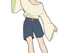 立ち絵制作します ポップなアニメ塗りの立ち絵をお描きします！ イメージ4