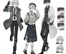 立ち絵制作いたします TRPG/配信用/グッズ等に！ イメージ3