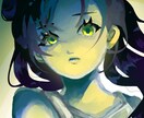 筆圧強めラフタッチ　優美な女性を描きます （スマホ指描きならではの儚さやあどけなさをお届け） イメージ1