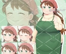 ゲーム・IRIAMなど立ち絵の制作承ります １つ500円で表情差分の追加も可能です イメージ3