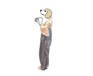 おしゃれなSNSアイコン/イラスト描きます 全身コーデをSNSにあげたいけど顔出しはイヤなあなたへ イメージ3