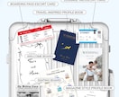 旅モチーフ✈︎ 結婚式プロフィールブックが作れます 【選べる表紙】旅行の思い出を載せたい方＆旅好き夫婦にお勧め◎ イメージ13