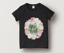 あなたのうちの子をTシャツに致します ペットの似顔絵・肖像画オーダー『まなペットアート』Tシャツ イメージ1