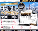 営業しやすい北海道のヘアサロンリストを売ります インスタ運用・Web制作・LINE構築向け厳選リスト① イメージ1