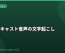 ポッドキャスト音声を文字起こしします 配信音声を読みやすい文章に整えます イメージ1