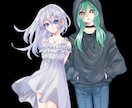 SNSアイコン、立ち絵、1枚絵など描きます 色々な絵柄でSNS用アイコンや立ち絵、1枚絵をお届けします！ イメージ5
