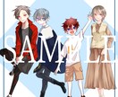 3000円で全身立ち絵描きます TRPGやゲームなど、用途に合わせてキャラクター描きます！ イメージ7
