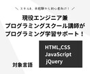 初心者向けプログラミング学習をサポートします 現役エンジニア兼プログラミングスクール講師がサポートします イメージ1