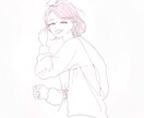 ふんわり優しい雰囲気の似顔絵お描きします シンプルなカラーと柔らかいタッチで、お写真をイラストにします イメージ4