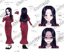一枚絵、立ち絵、アイコンなどのイラストを提供します キャラクターデザインなどもお任せください！ イメージ8