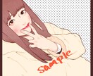 各SNS向けの似顔絵アイコンを描きます リアルとデフォルメの中間〜可愛い系の絵柄にて イメージ3