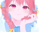 透明感・ふんわり系のアイコンやヘッダーを描きます 商用利用OKアイコン・YouTube・VTuber風にも対応 イメージ3