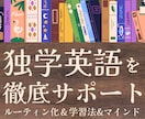 独学英語にアドバイス＆１ヶ月間伴走します 学習方法は十人十色！長期的にコスパ良く英語学習したい人向け イメージ1
