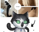 愛猫をモデルにオリジナルキャラクター描きます 模写じゃない、猫ちゃん+似顔絵+キャラクターデザイン！ イメージ3