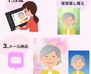 お試し！やわらかい遺影作成します サンプル作成＊透かしが入ります イメージ3