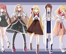 立ち絵・アイコン描きます 主に10代〜20代の女性が得意です。男性も描けます。 イメージ2