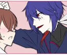 最短即日！アイコンや配信用サムネイル等を描きます 活動者のアイコン、サムネイル、歌ってみた用動画絵など！ イメージ2