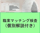 テキストファイルで職業興味・自己評価検査を致します 信頼性の高い検査＋キャリアコンサルタントのアドバイス イメージ1